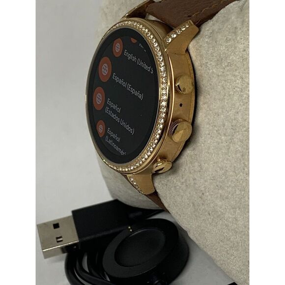 Fossil Gen 4 Authentic Digital Dial Smart Watch Custom Band FTW6015 ZA23 - Picture 3 of 12